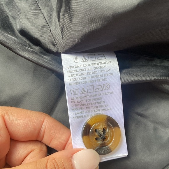 Dennis Basso Women’s Black Faux Leather Jacket with Buttons - Picture 5 of 5